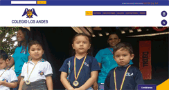 Desktop Screenshot of colegiolosandes.edu.co